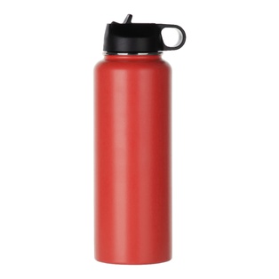 Powder Coated Hydro Flask(40oz/1200ml,Common Blank,Red)