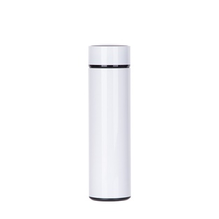Stainless Steel Flask(16oz/450ml,Sublimation Blank,White)