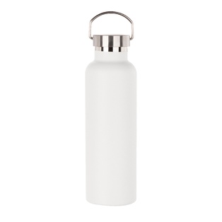 750ml Sports Bottle with Stainless steel Lid(Other,Common Blank,White)