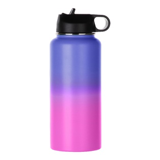 Powder Coated Hydro Flask(32oz/960ml,Common Blank,Blue+Purple Red)