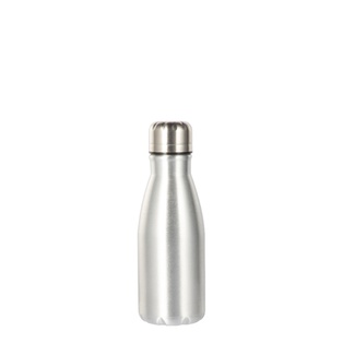 Aluminum Cola Shaped Bottle(15oz/450ml,Sublimation blank,Silver)