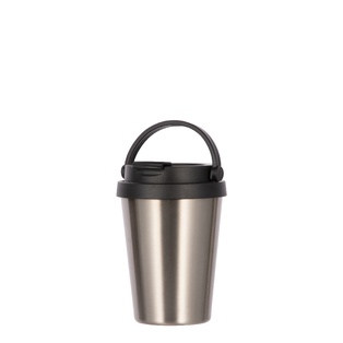 Stainless Steel Coffee Cup(12oz/350ml,Common Blank,Silver)