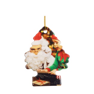 3" Christmas Tree Ceramic Ornament