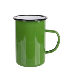 Enamel Mug(15oz/450ml,Sublimation blank,Green)