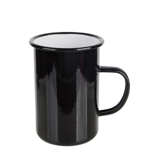 Enamel Mug(15oz/450ml,Sublimation blank,Black)