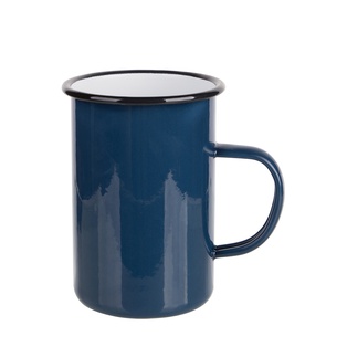 Enamel Mug(15oz/450ml,Sublimation blank,Blue)
