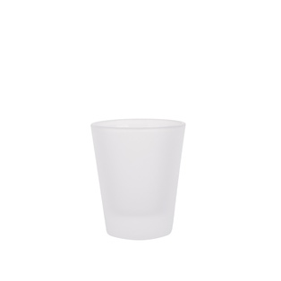1.5oz Shot Glass(Frosted)(1.5oz,Sublimation Blank,White)