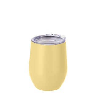 Matte Stemless(12OZ,Sublimation Blank,Yellow)