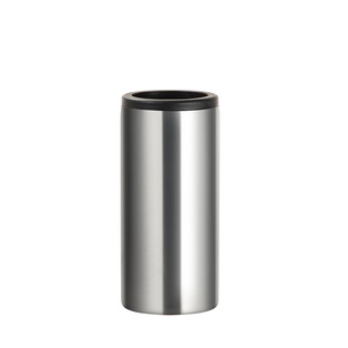 12oz/350ml Stainless Steel Slim Can Cooler (Plain, Stainless steel)