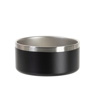 32oz/960ml Stainless Steel Dog Bowl (Powder Coated, Black)