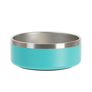 42oz/1250ml Stainless Steel Dog Bowl (Powder Coated, Mint Green)